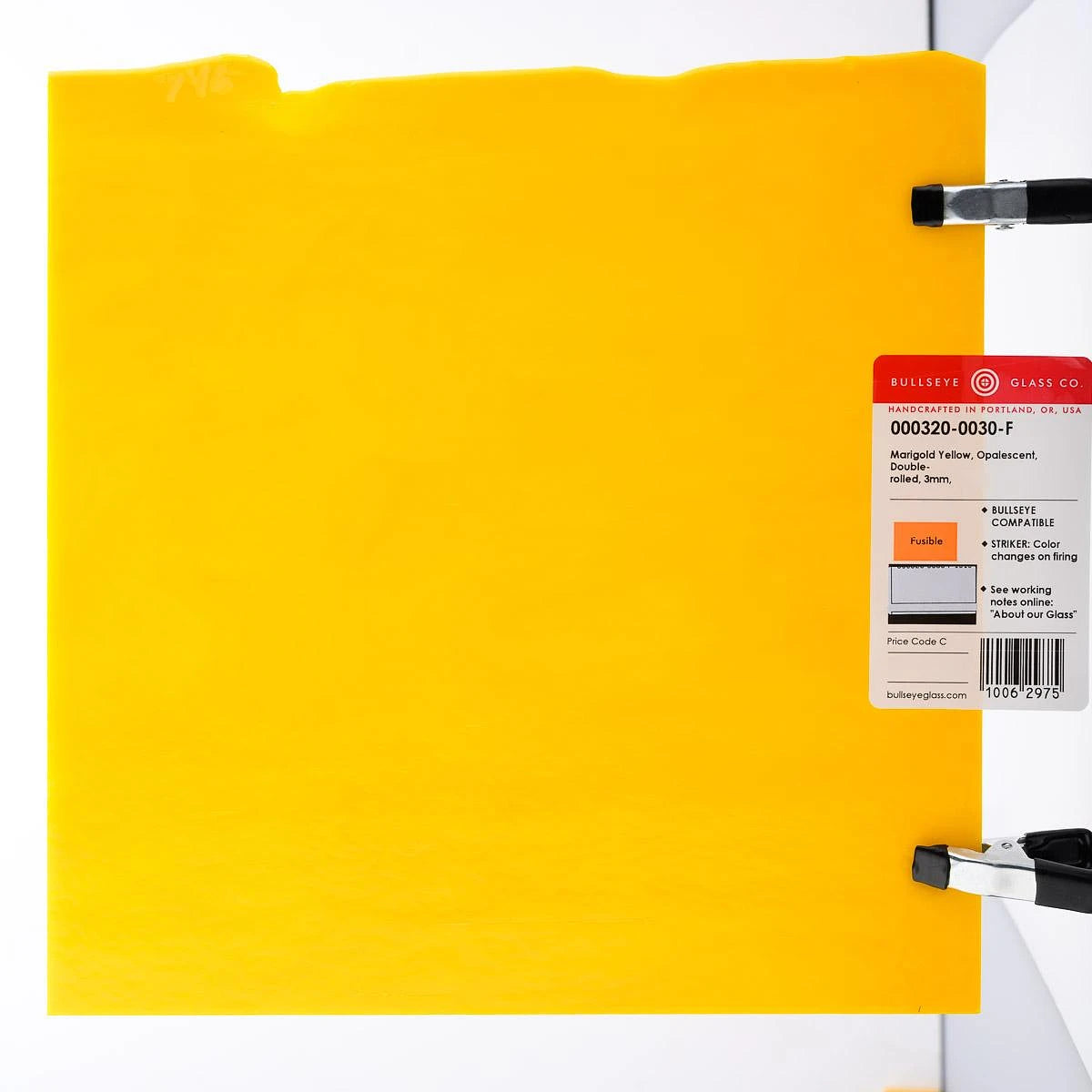 0320-30 Marigold Yellow Opal Sheet